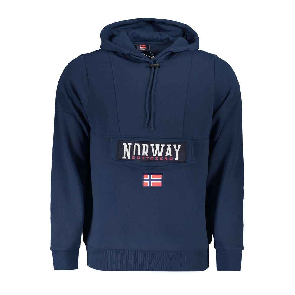 Norway 1963 Blue Cotton Men Sweatshirt
