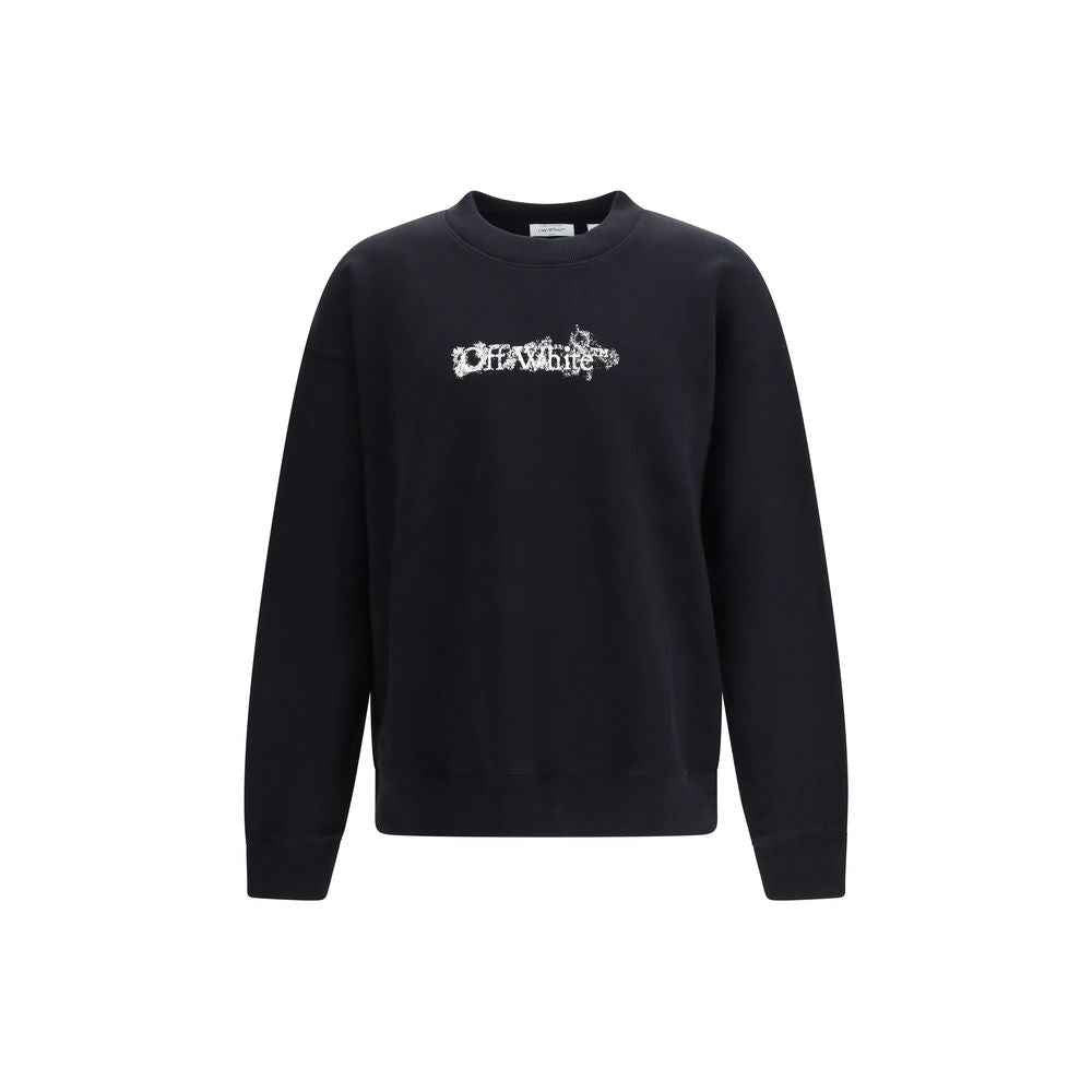 Off-White Black Cotton Sweatshirt