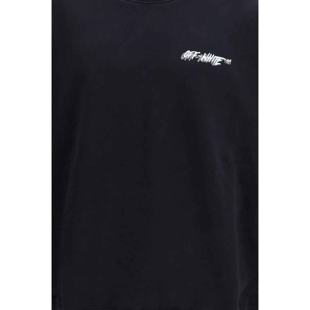 Off-White Black Cotton Sweatshirt