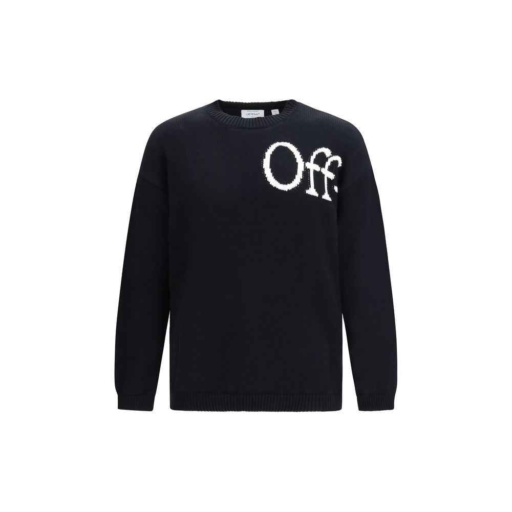 Off-White Black Cotton Sweatshirt