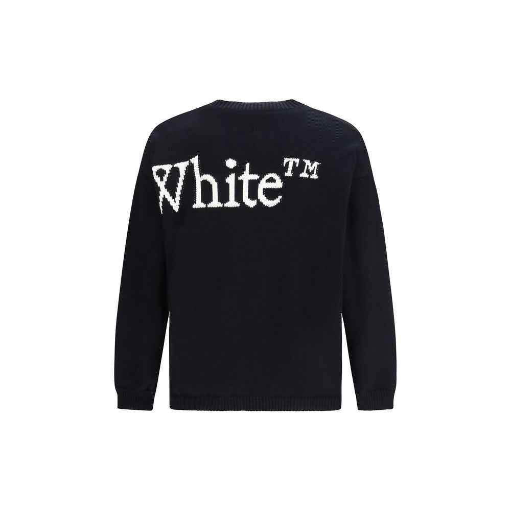 Off-White Black Cotton Sweatshirt