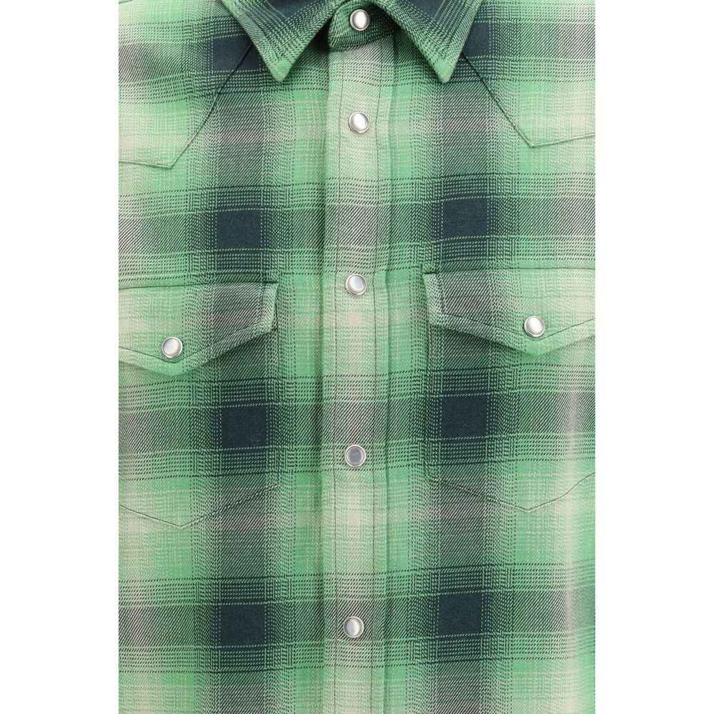 Tom Ford Bicolor Cotton Pattern Shirt