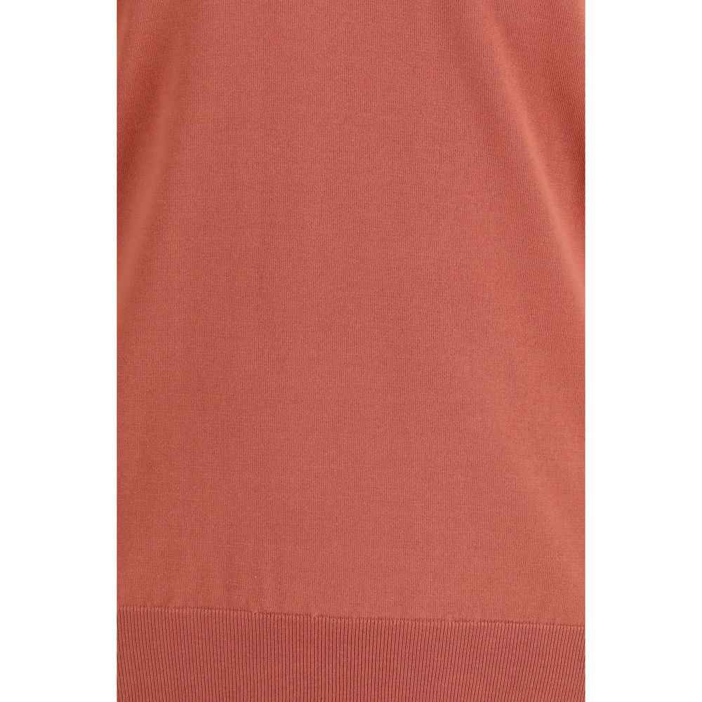 Brunello Cucinelli Orange Cotton Sweatshirt