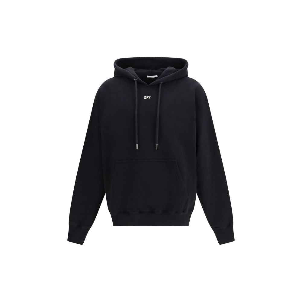Off-White Black Cotton Sweatshirt