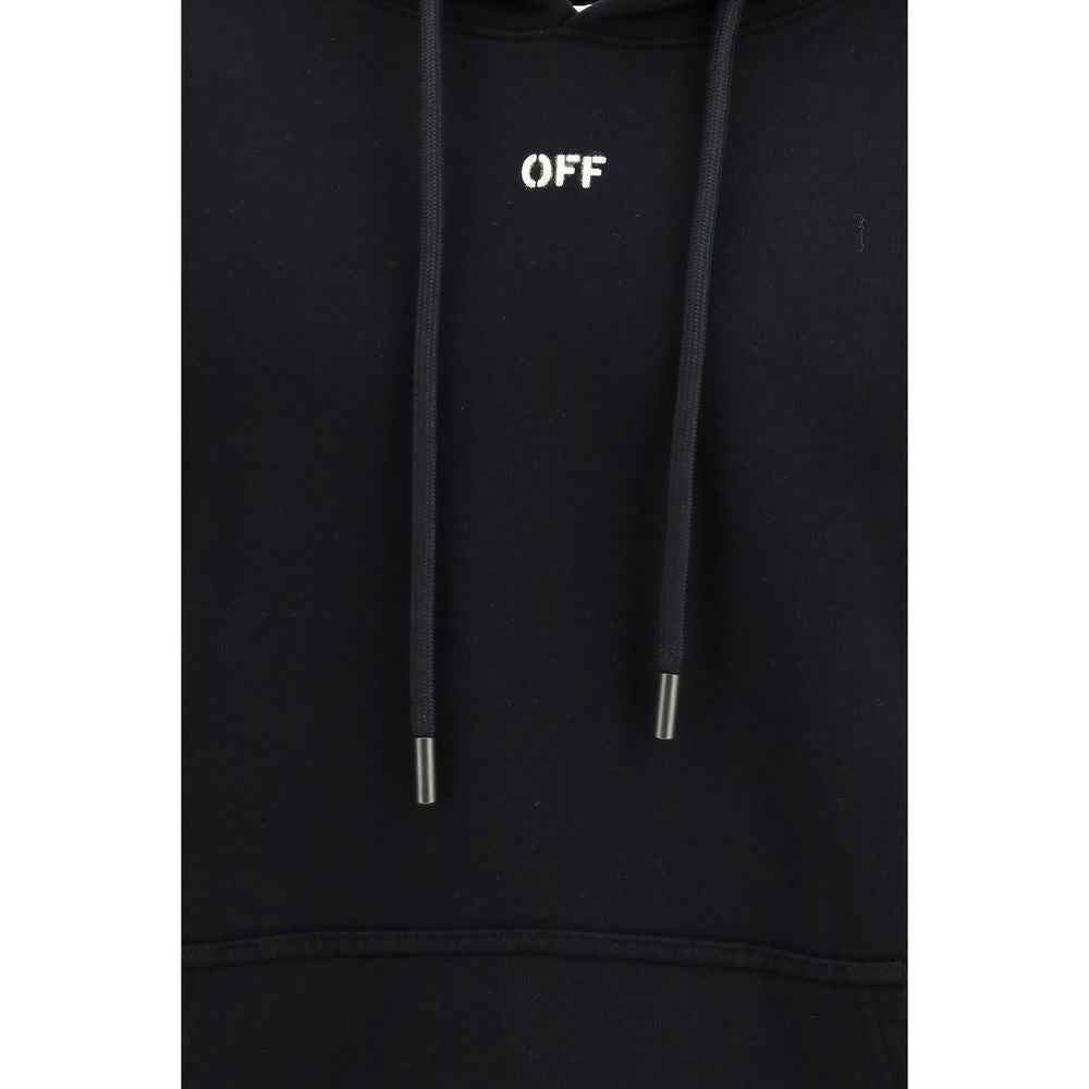 Off-White Black Cotton Sweatshirt