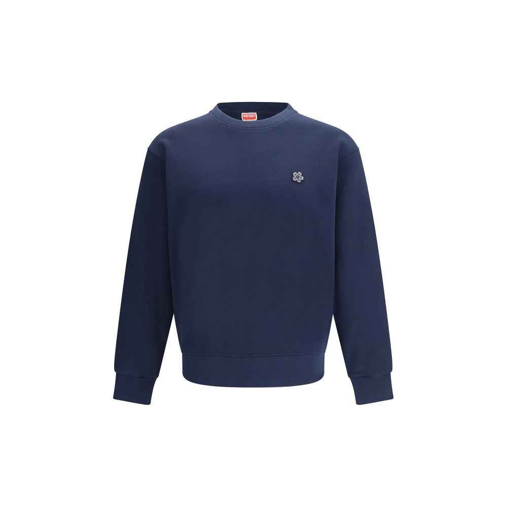 Kenzo Blue Cotton Sweatshirt