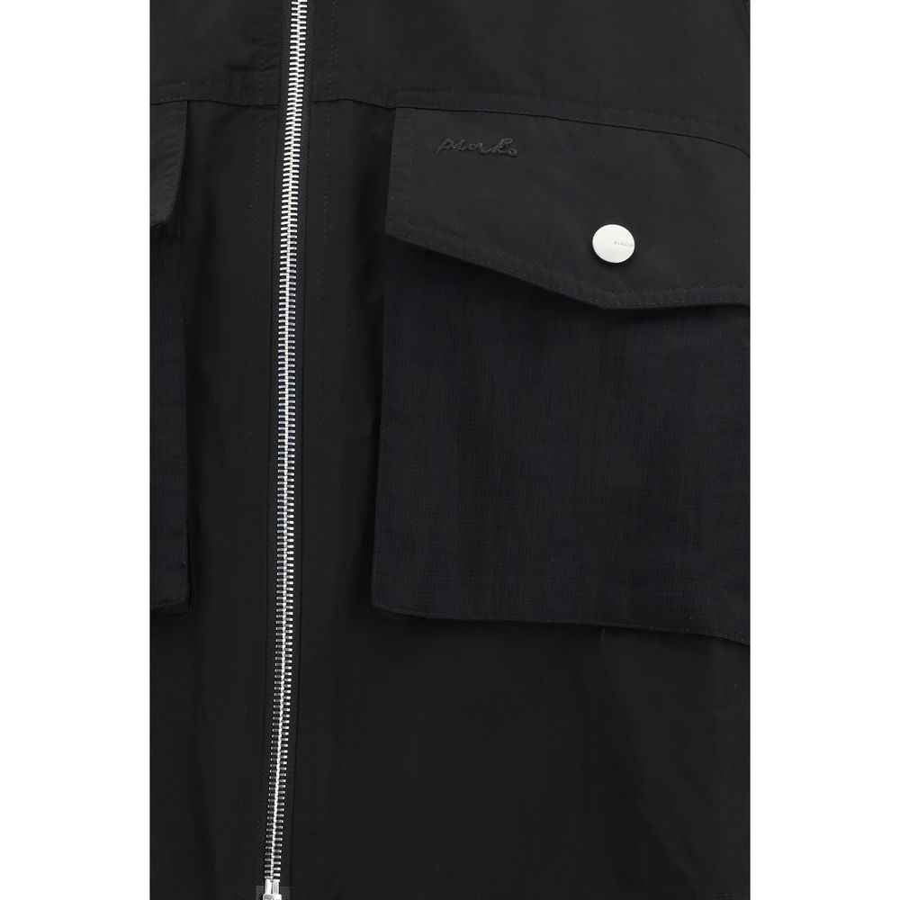 PINKO Black Polyester Shell Jacket
