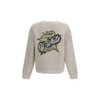 Off-White Beige Cotton Cardigan