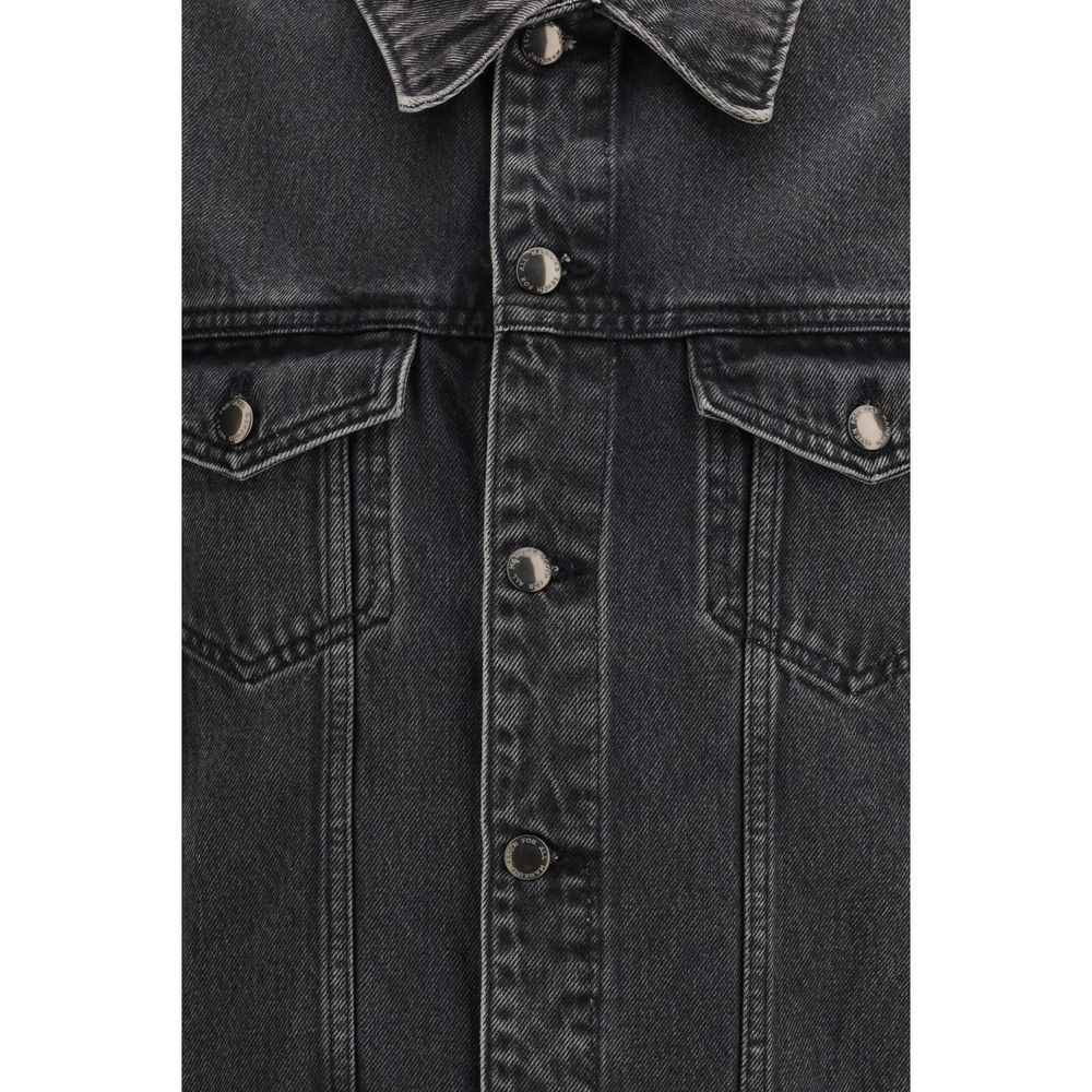 7FOR Gray Cotton Denim Jacket