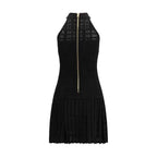 Balmain Black Viscose Cocktail Dress