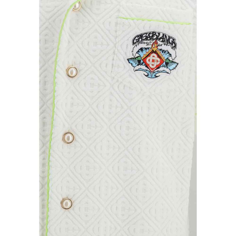 Casablanca White Denim Shirt