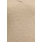 Max Mara Beige Fleece Wool Polo Shirt