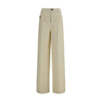 Gucci Beige Cotton Dress Pants