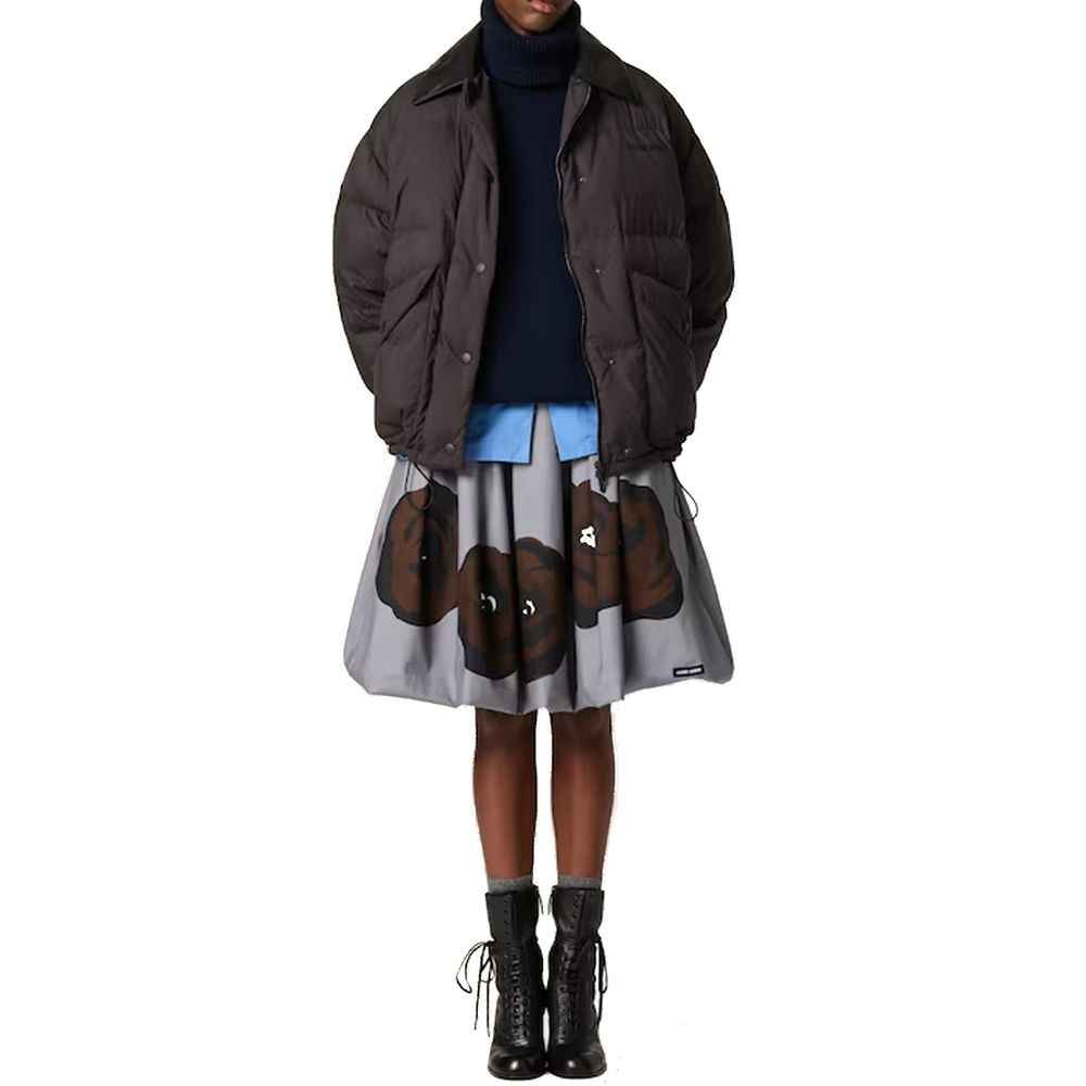 Miu Miu Blue Cashmere Turtleneck