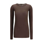 Rick Owens Brown Cotton Sportswear