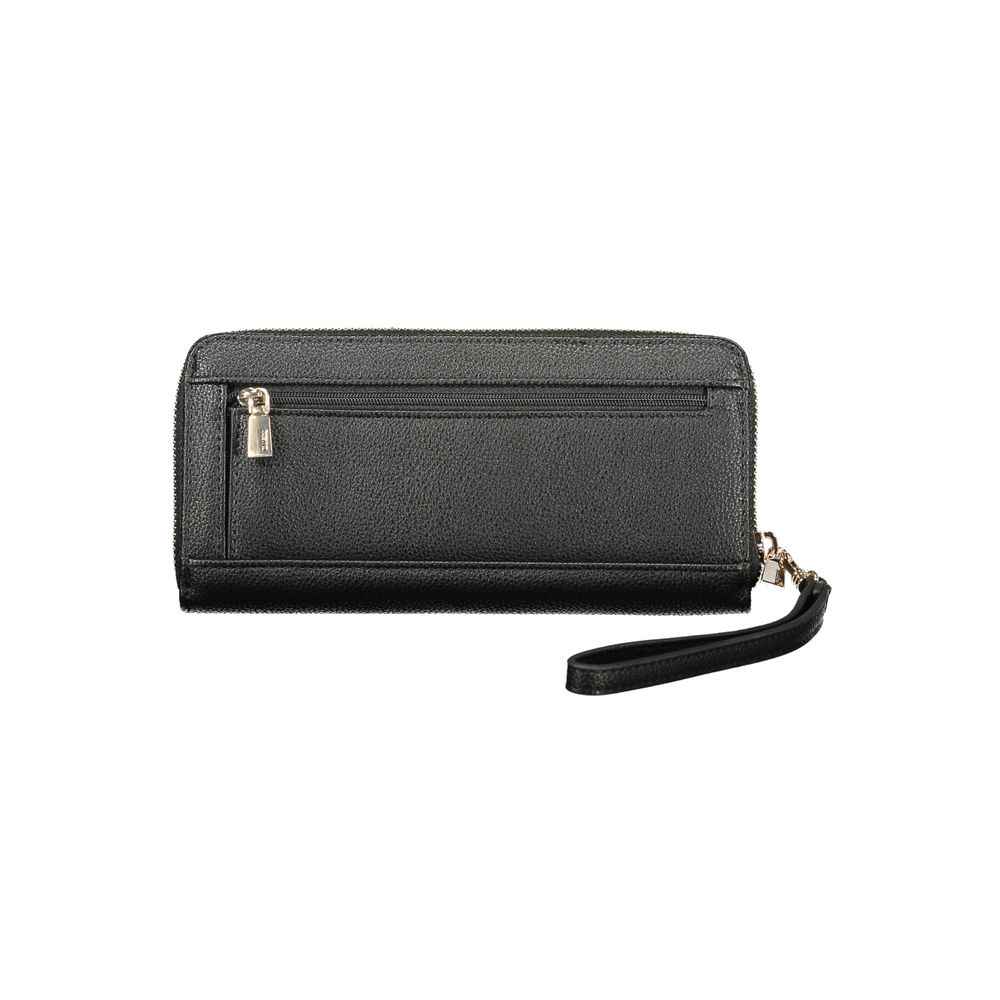 Guess Jeans Black Polyurethane Women Wallet