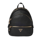 Guess Jeans Nero Poliuretano Women Backpack