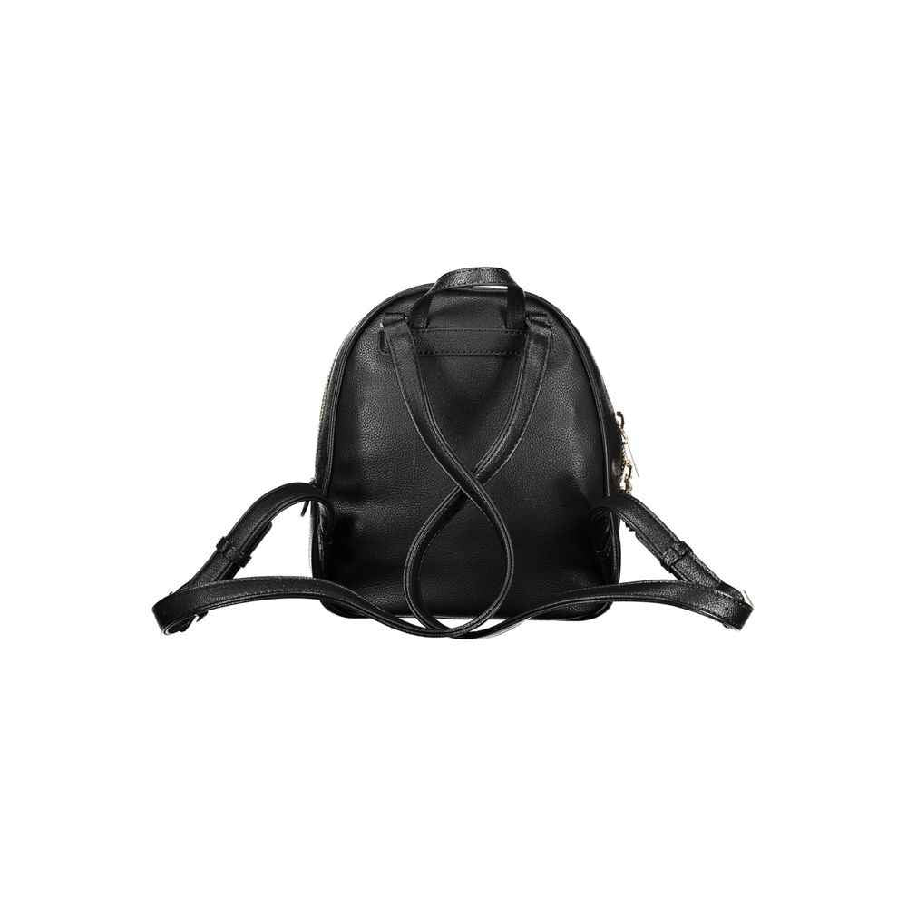 Guess Jeans Nero Poliuretano Women Backpack