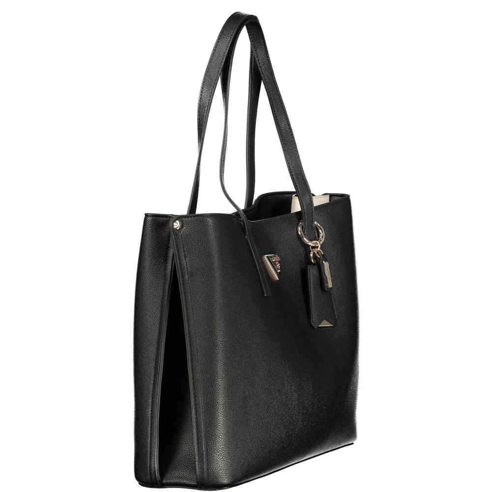 Guess Jeans Black Polyurethane Women's Handbag
