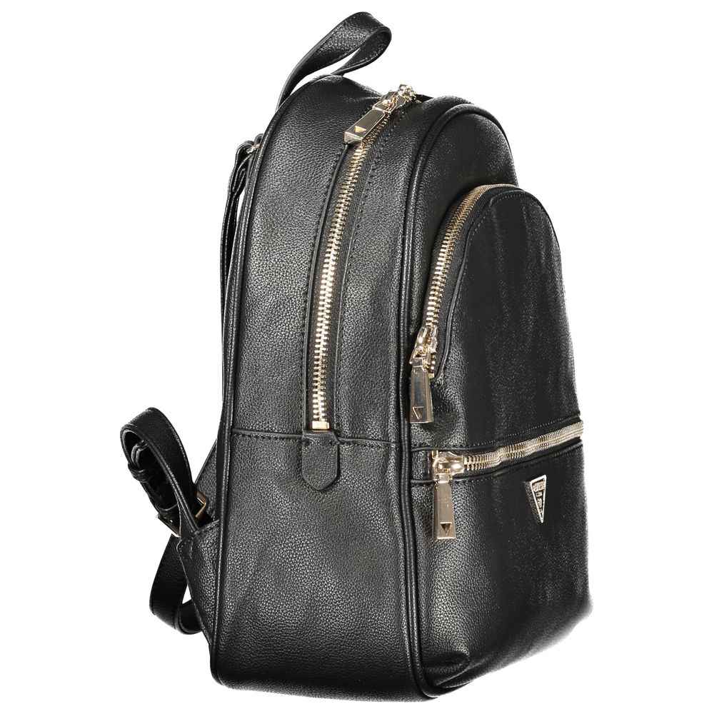 Guess Jeans Black Polyurethane Women Backpack