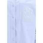Thom Browne Blue Cotton Shirt