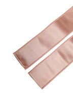 Dolce & Gabbana Light Pink Silk Satin Waist Women Cintura Belt