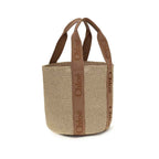 Chloé Beige Raffia Handbag