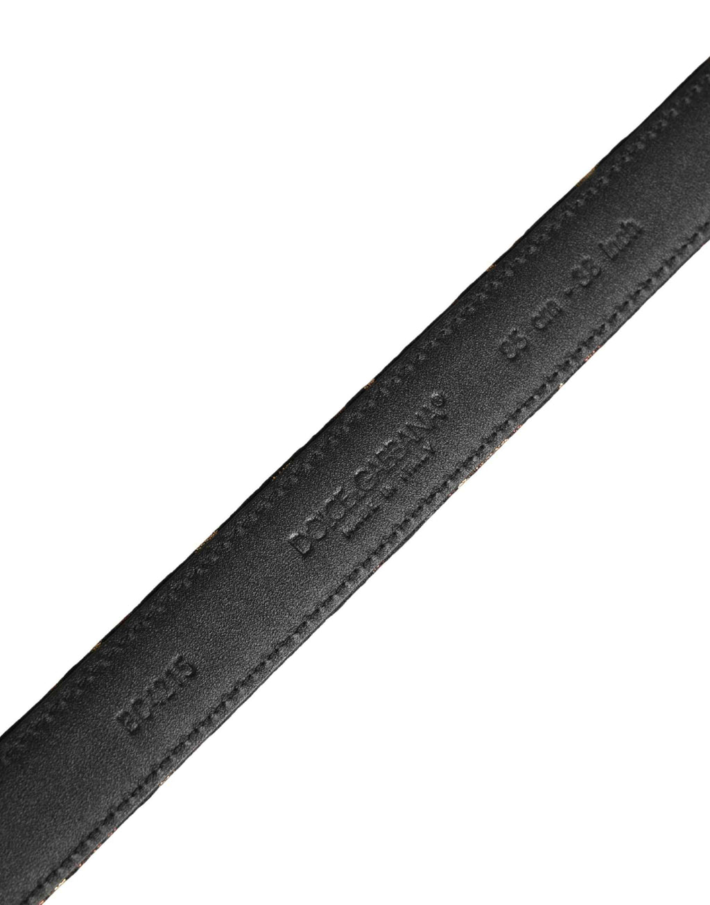 Dolce & Gabbana Multicolor Jacquard Silver Metal Buckle Belt