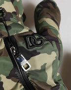 Dolce & Gabbana Multicolor Camouflage Animal Silhouette Waist Borse Bag