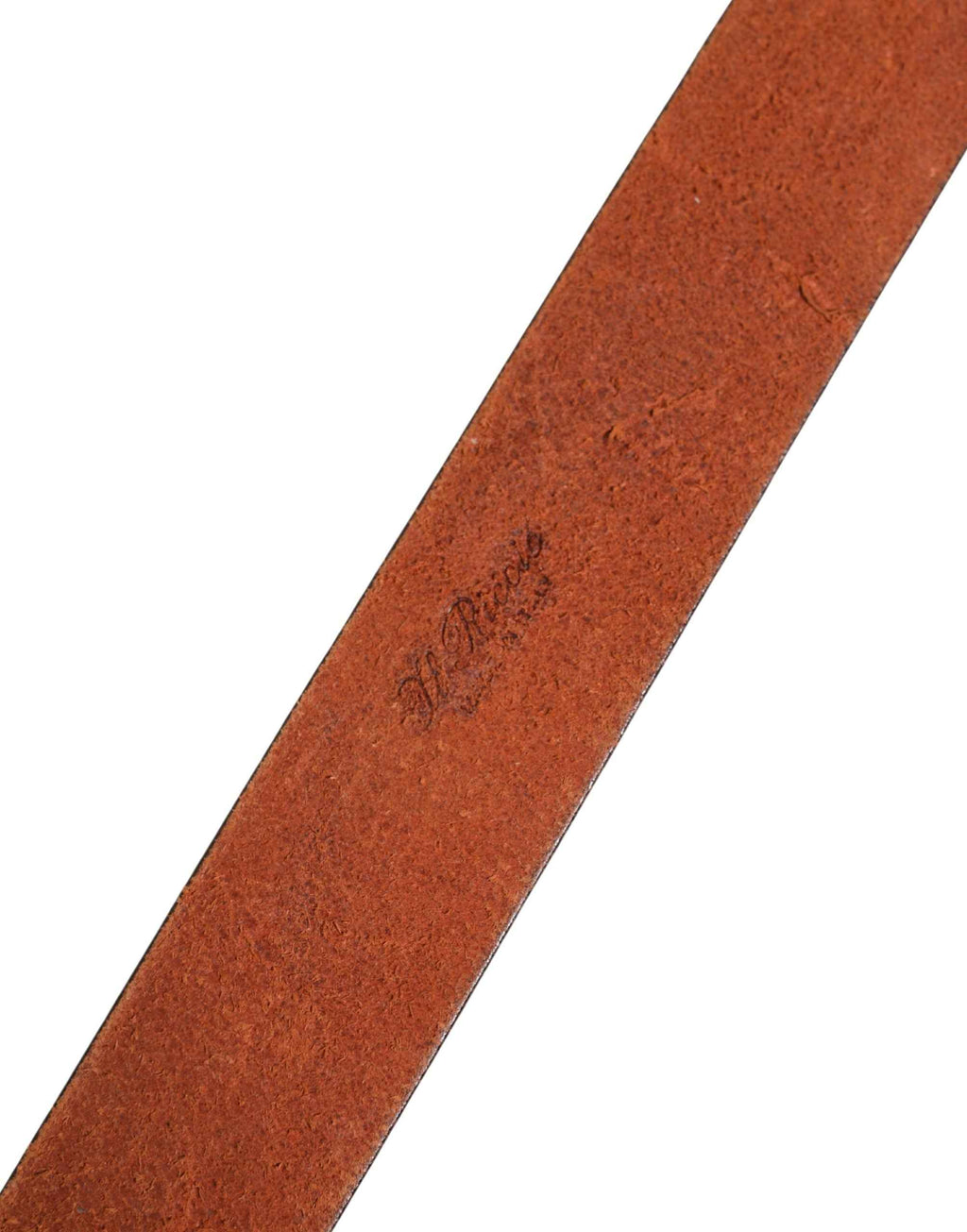 GF Ferre Bordeaux Wide Leather Waist Gold Silver Buckle Belt