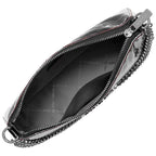 Michael Kors Black Canvas Clutch Bag