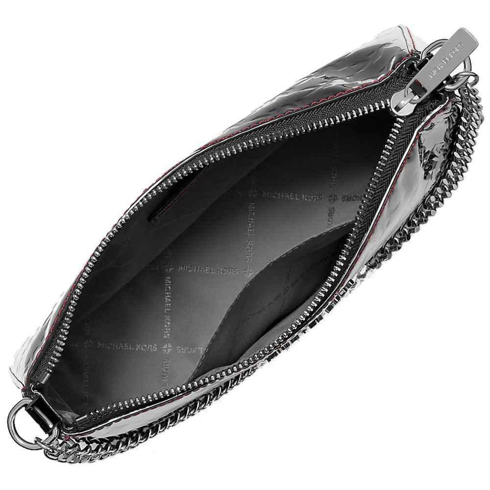 Michael Kors Black Canvas Clutch Bag