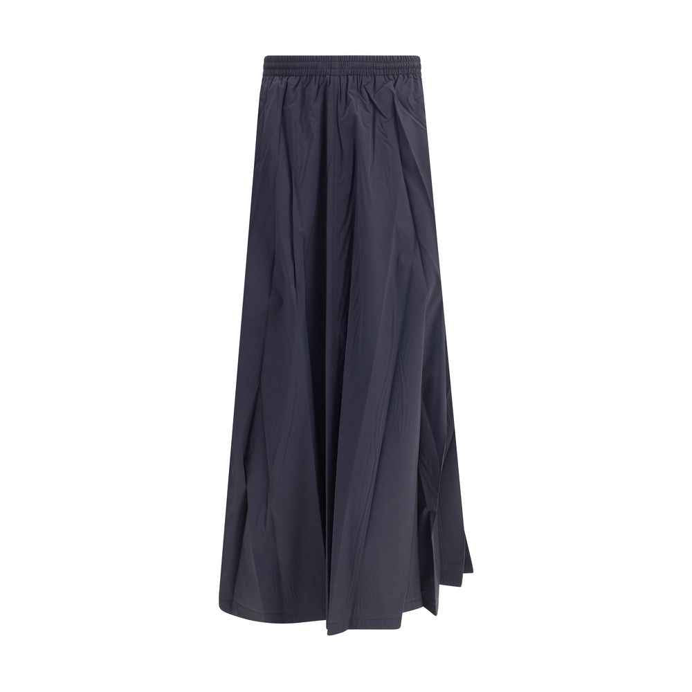 Balenciaga Blue Polyester Long Skirt