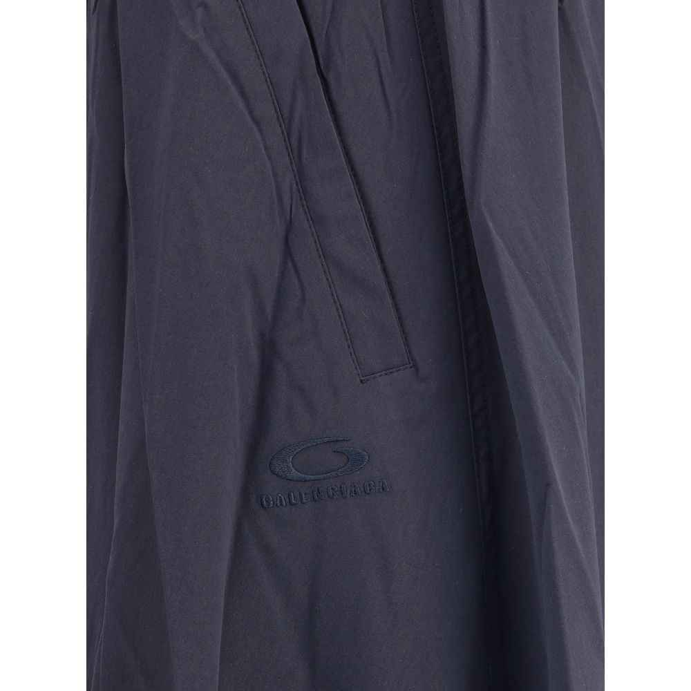 Balenciaga Blue Polyester Long Skirt