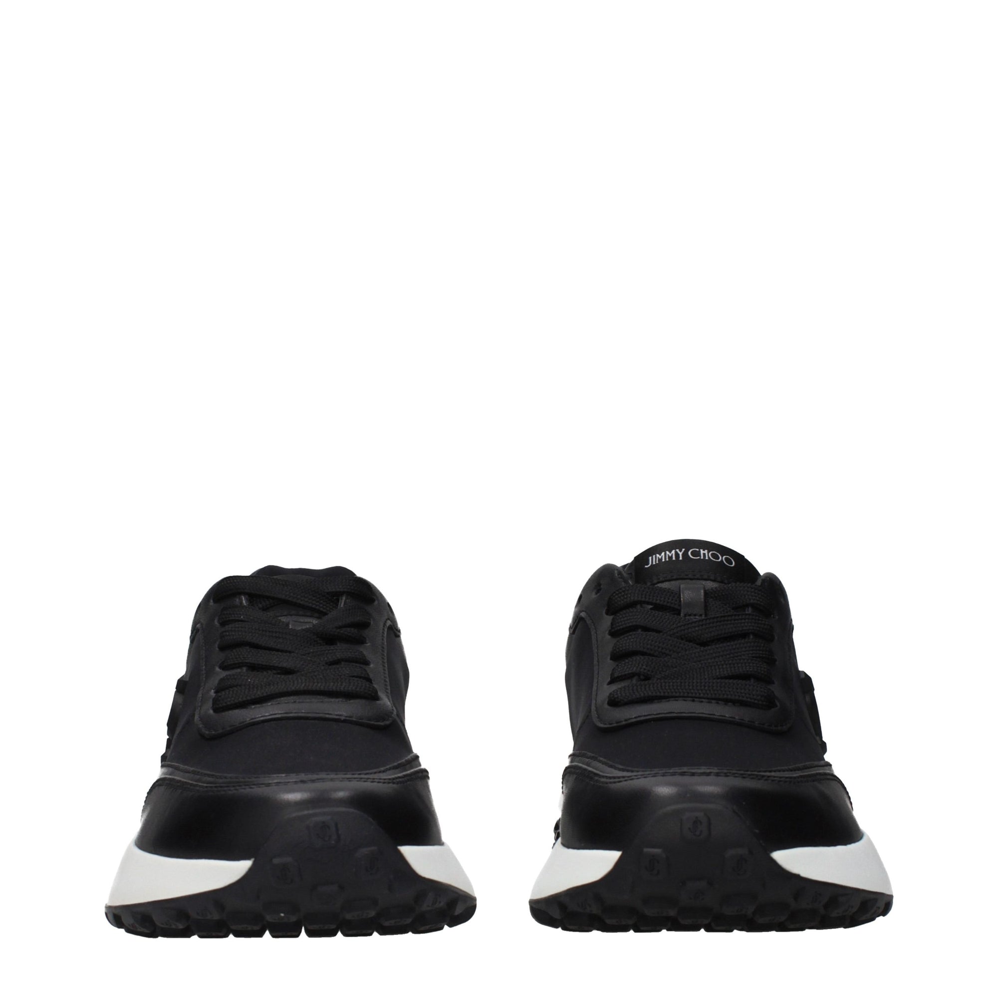 Jimmy Choo Black Fabric Athletic Sneakers