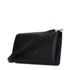 Jimmy Choo Black Leather Clutch Bag