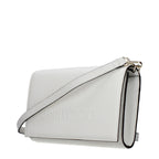Jimmy Choo White Leather Clutch Bag
