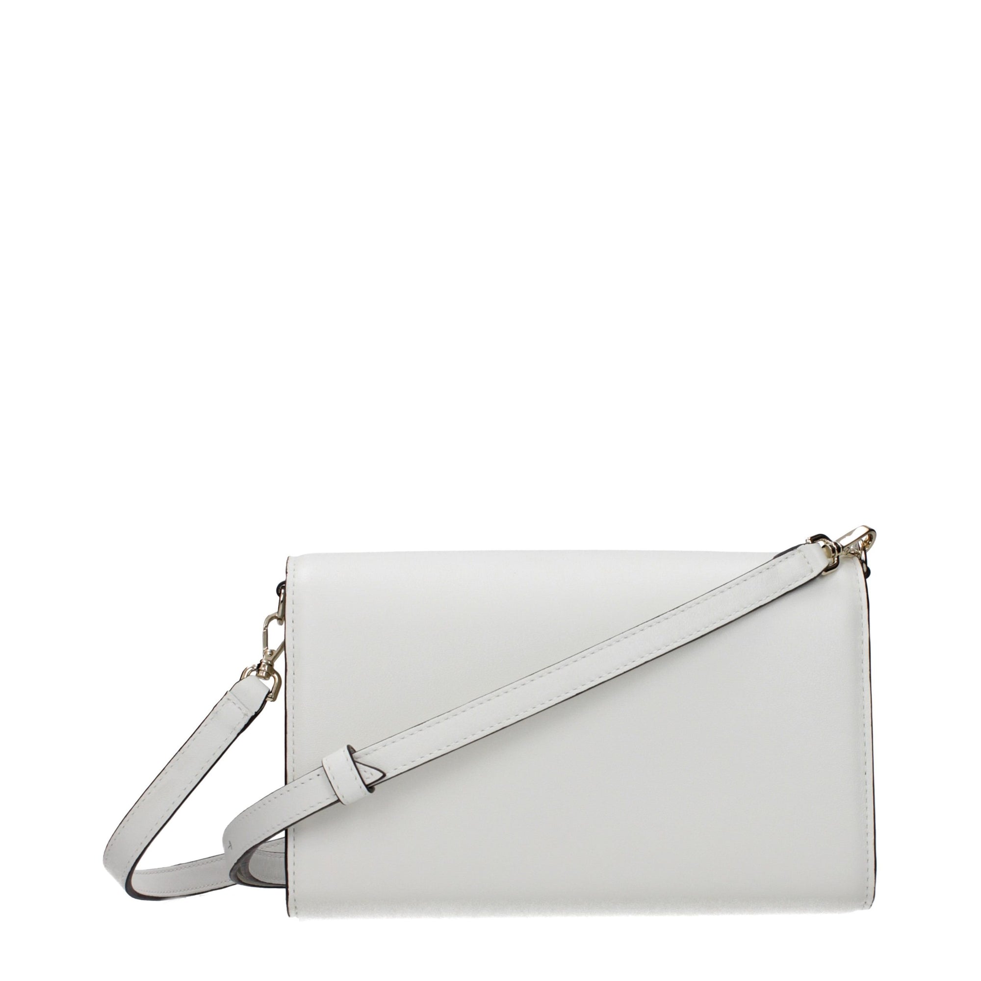 Jimmy Choo White Leather Clutch Bag