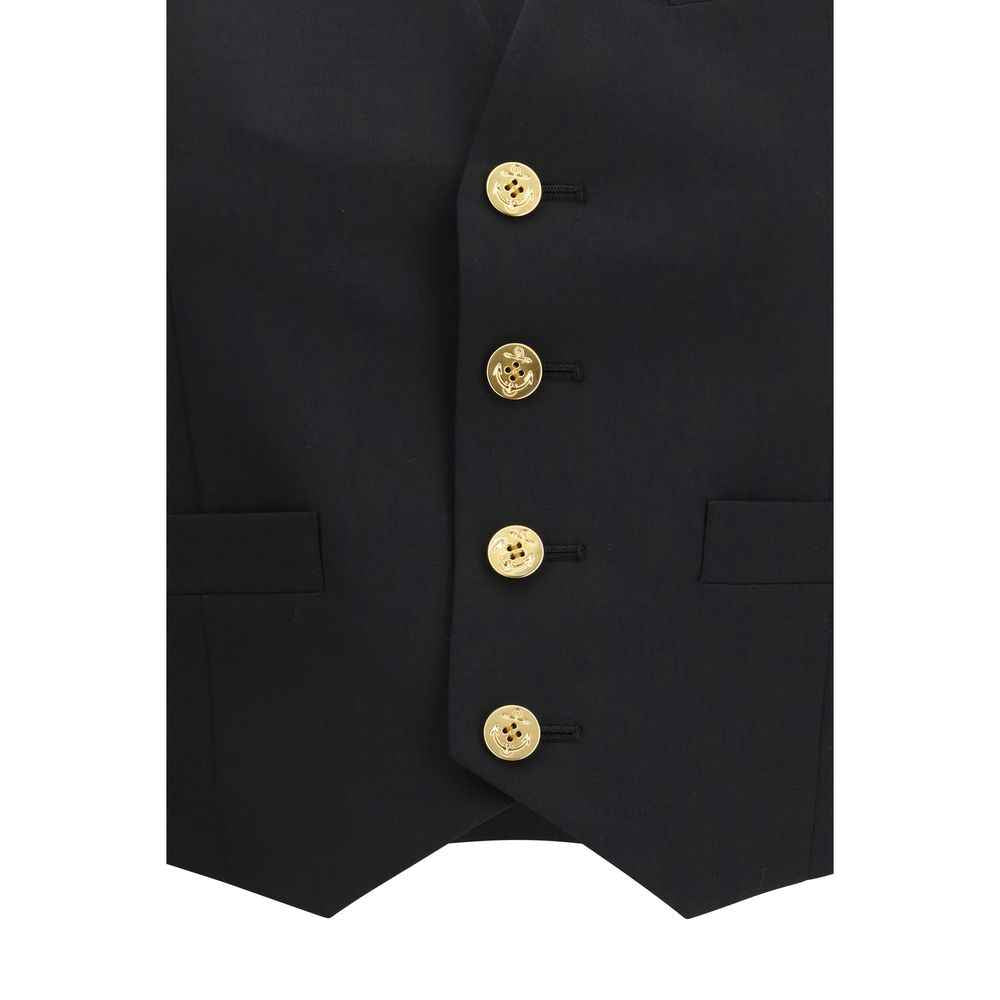 Sacai Black Polyester Waistcoat