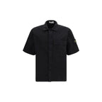 Stone Island Black Cotton Shortsleeve Shirt