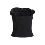 Magda Butrym Black Wool Tank Tops
