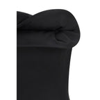 Magda Butrym Black Wool Tank Tops