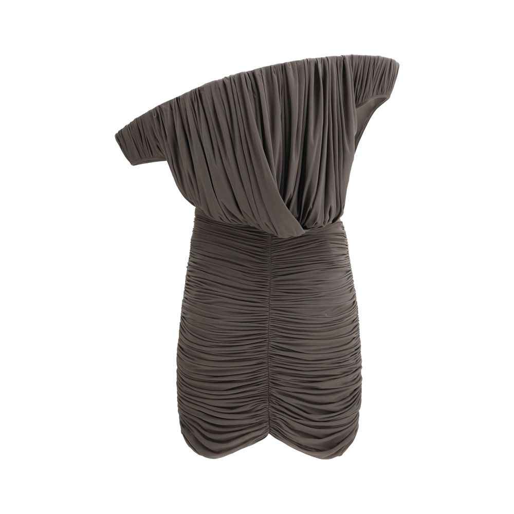 Magda Butrym Brown Copper Casual Dress