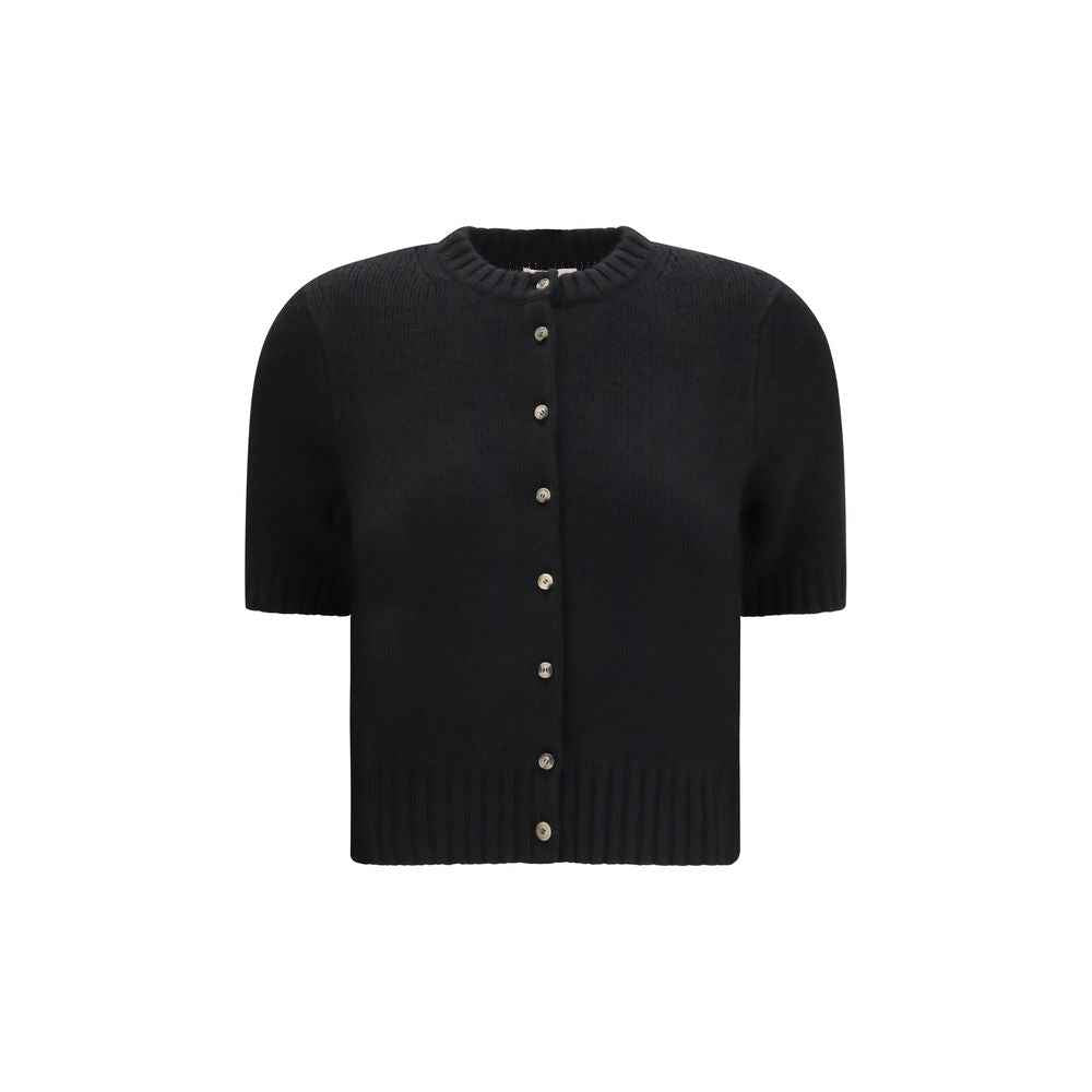 Khaite Black Cashmere Cardigan