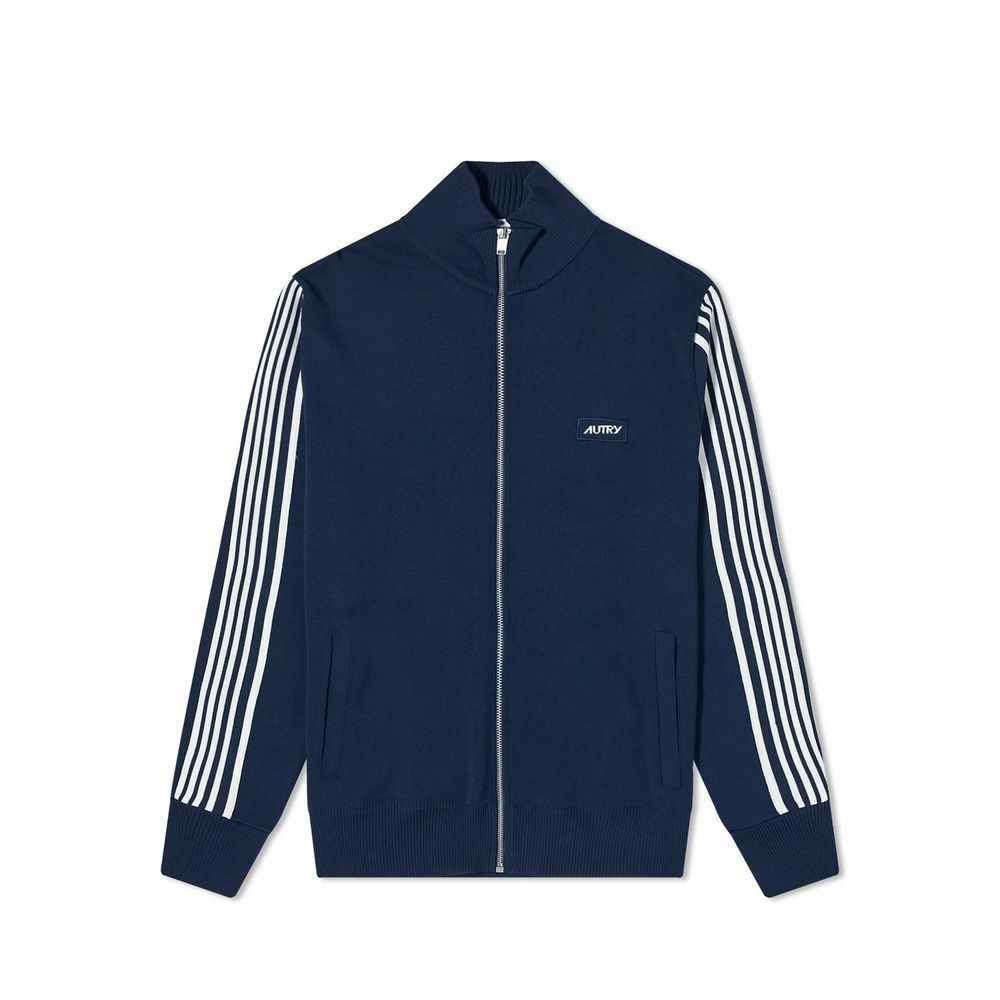 Autry Blue Nylon Cardigan