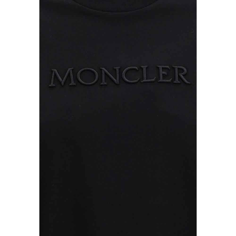 Moncler Black Cotton T-Shirt