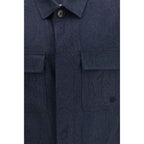 Etro Blue Wool Oves Aries Jacket