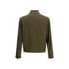 Tom Ford Bicolor Wool Full-Length Jacket