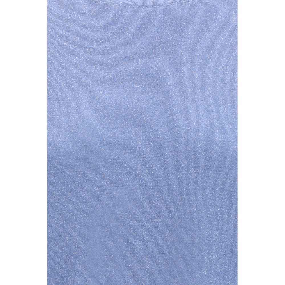 Brunello Cucinelli Blue Nylon T-Shirt