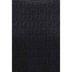 Fendi Black Viscose T-Shirt